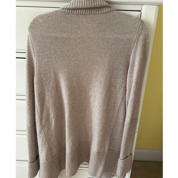 Vince Women's Tan Open Front Cardigan Cashmere Wool Size XS Cabincore Office - Picture 4 of 4